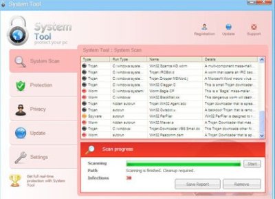 System Tool Screenshot